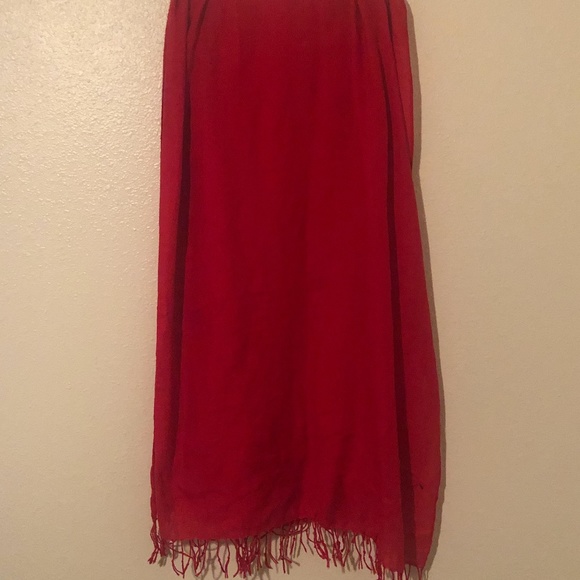 Red Pashmina Scarf - Picture 1 of 1
